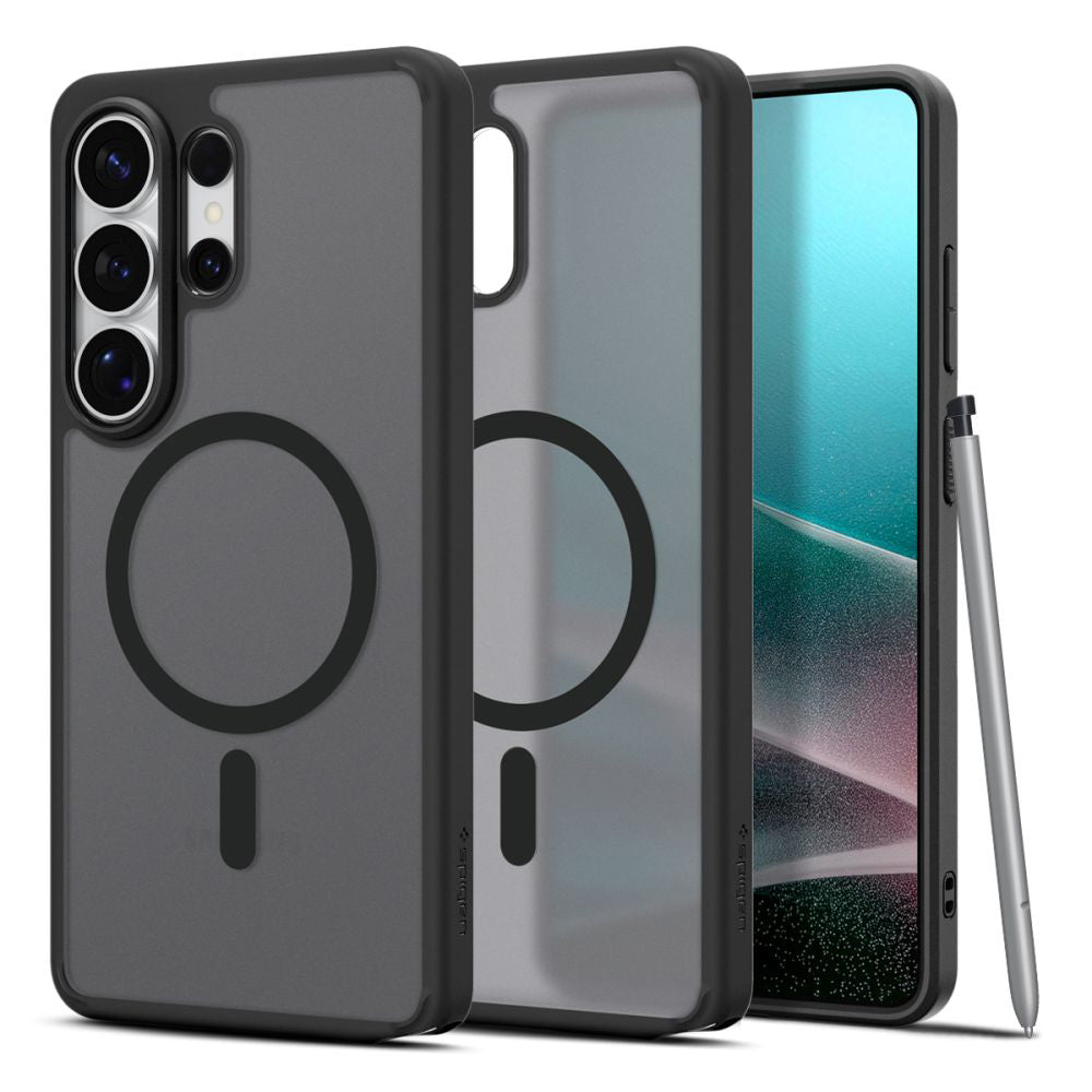 Husă Spigen Ultra Hybrid MagSafe Galaxy S26 Ultra – Frost Black (negru mat translucid) – imagine 17