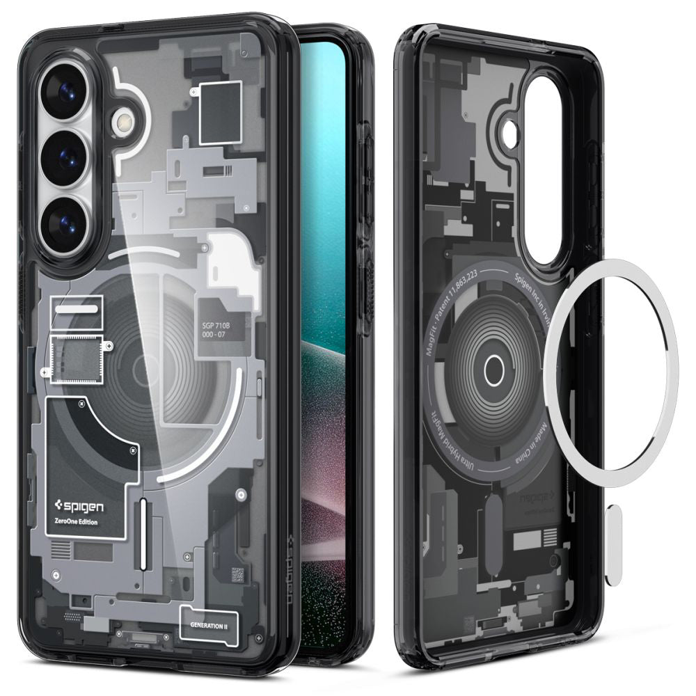 Husă Spigen Ultra Hybrid MagSafe Galaxy S26+ – Zero One Negru – imagine 16