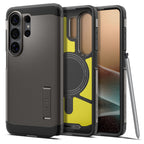 Husă Spigen Tough Armor MagSafe Galaxy S26 Ultra – Gunmetal (gri metalic) – imagine 12