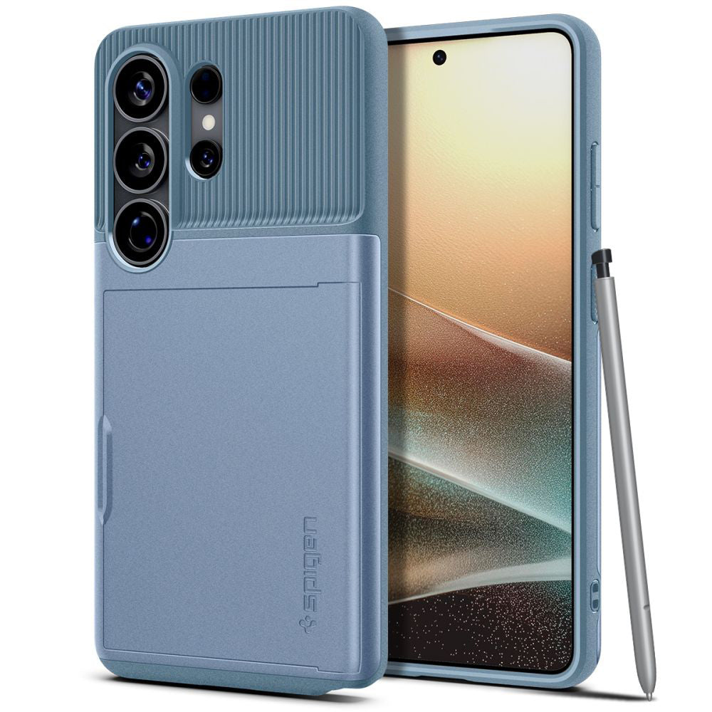 Husă Spigen Slim Armor CS Galaxy S26 Ultra – Albastru deschis – imagine 8