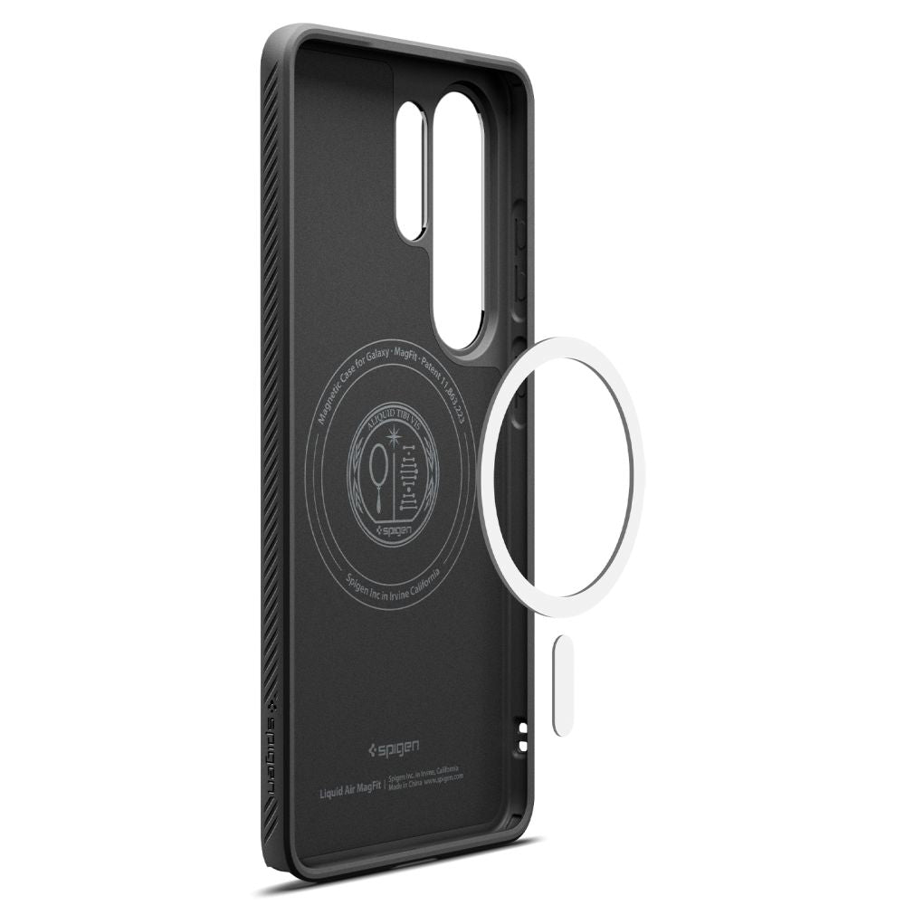 Husă Spigen Liquid Air MagSafe Galaxy S26 Ultra – Negru mat – imagine 4