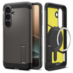 Husă Spigen Tough Armor MagSafe Galaxy S26 – Gunmetal (gri metalic) – imagine 12