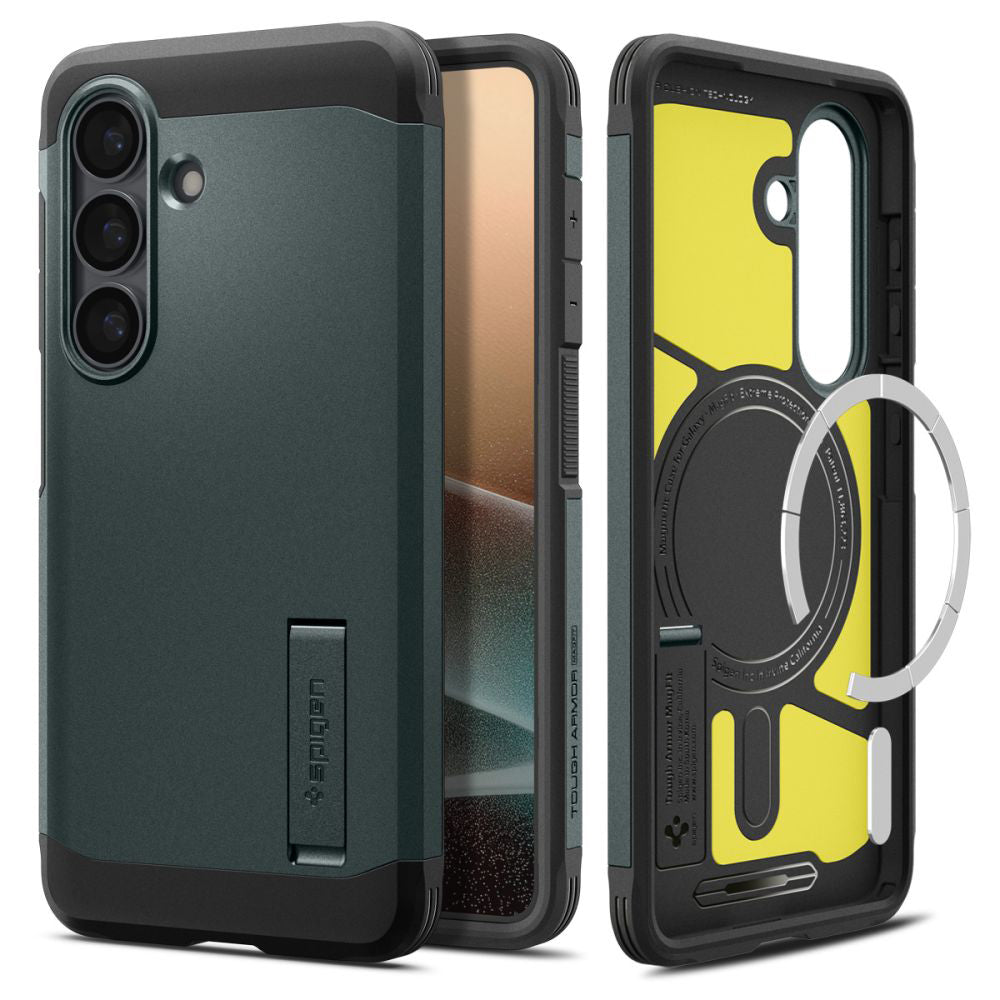 Husă Spigen Tough Armor MagSafe Galaxy S26+ – Abyss Green (verde) – imagine 8