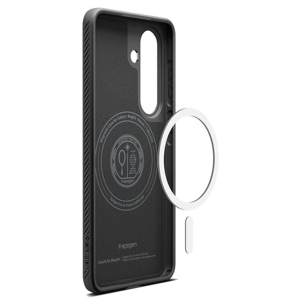 Husă Spigen Liquid Air MagSafe Galaxy S26 – Negru mat – imagine 4