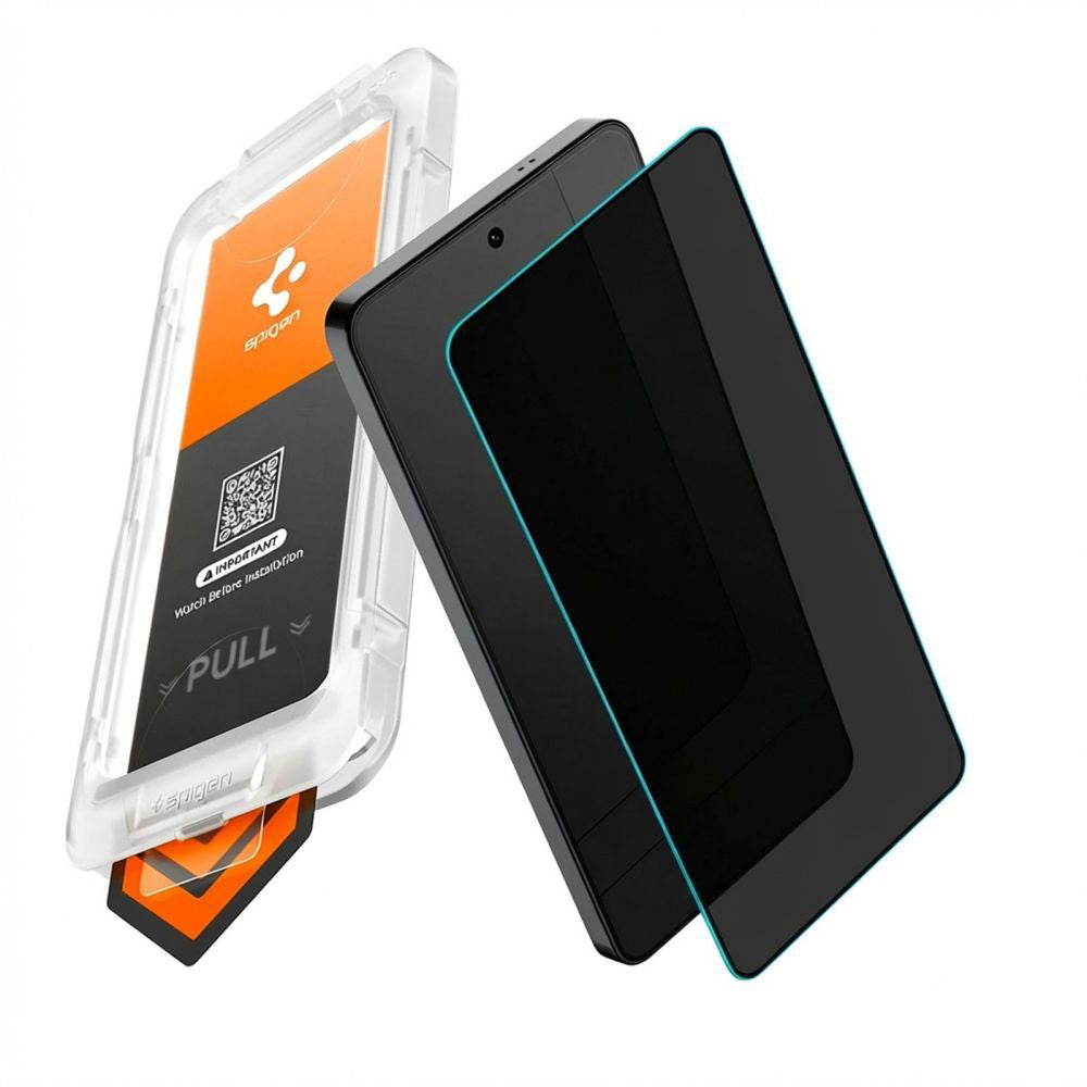 Folie de sticlă privacy Spigen Glas.tR EZ Fit Pro HD pentru Samsung Galaxy S26 – 1 folie – imagine 2