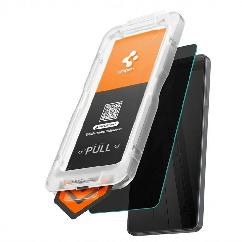 Folie de sticlă privacy Spigen Glas.tR EZ Fit Pro HD pentru Samsung Galaxy S26 – 1 folie – imagine 3