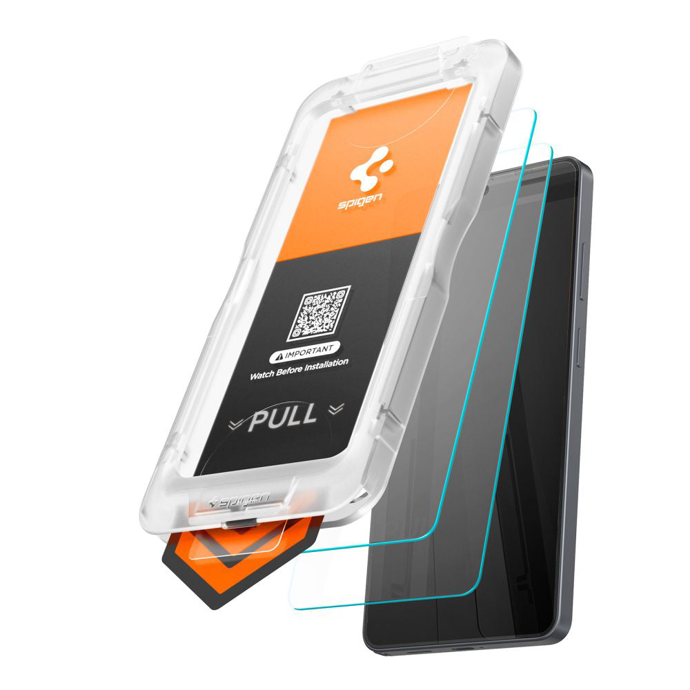 Folie de sticlă Spigen Glas.tR EZ Fit Pro HD pentru Samsung Galaxy S26 – 2 folii – imagine 10