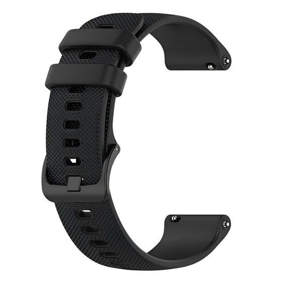 Curea din silicon Techsuit W006 pentru Galaxy Watch 46 mm / Gear S3 – neagră