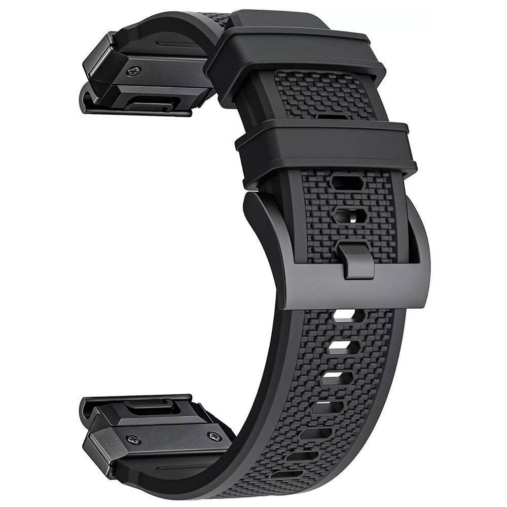 Curea Garmin Fenix 5/5 Plus 6/6 Pro/7 Techsuit W068, negru – imagine 3