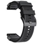 Curea Garmin Fenix 5/5 Plus 6/6 Pro/7 Techsuit W068, negru – imagine 3