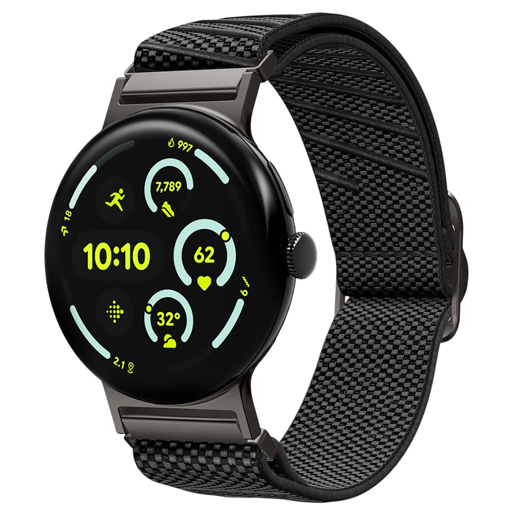 Curea din nailon Spigen Lite Fit X Google Pixel Watch 5 / 4 / 3 / 2 / 1 (41 mm) – Negru – imagine 2