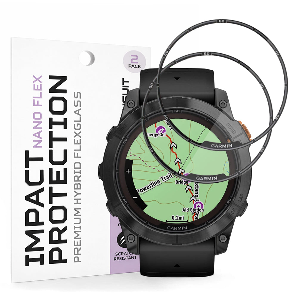 Folie Garmin Fenix 7X Pro Solar Techsuit Nano Flex, 2 buc. – imagine 1