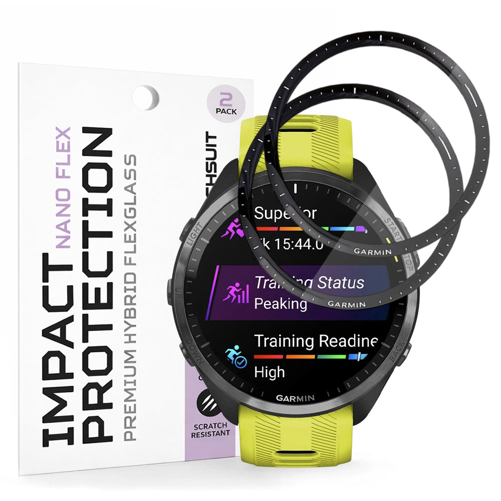 Folie Garmin Forerunner 965 Techsuit Nano Flex, 2 buc. – imagine 1