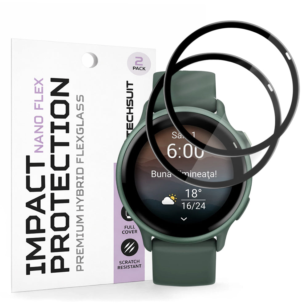 Set 2 folii Nano Flex Garmin vívoactive 6 – Techsuit – imagine 2