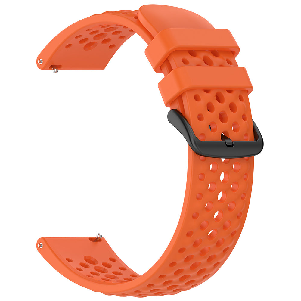 Curea Amazfit Active Max Techsuit W083, silicon, portocaliu – imagine 1