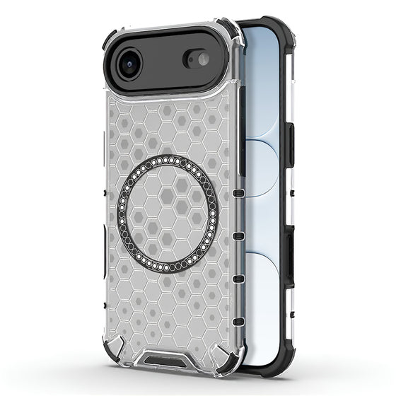 Husă Techsuit HoneyComb Shield MagSafe pentru iPhone Air – alb