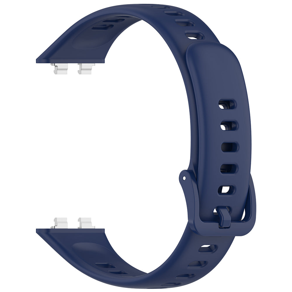 Curea Huawei Band 11/Band 11 Pro Techsuit W081, silicon, bleumarin – imagine 1