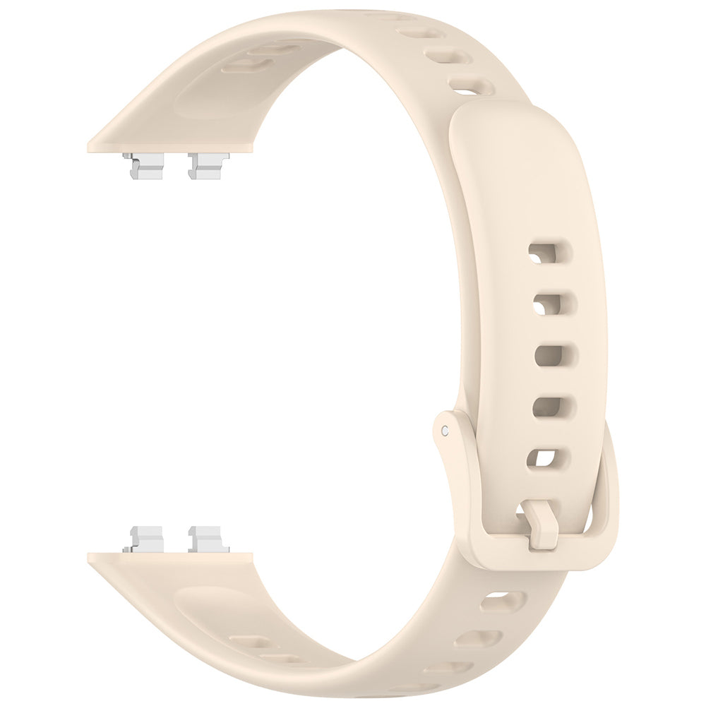 Curea Huawei Band 11/Band 11 Pro Techsuit W081, silicon, crem – imagine 2