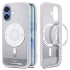 Husă Spigen Ultra Hybrid Classic MagSafe iPhone 17 – Argintiu – imagine 3
