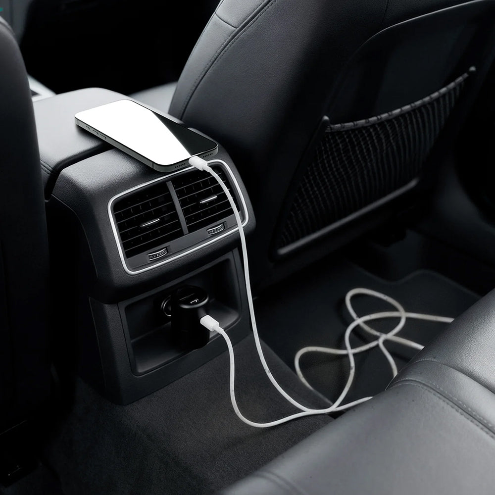 Încărcător auto Spigen EV603BT 60W cu cablu USB-C retractabil – imagine 2