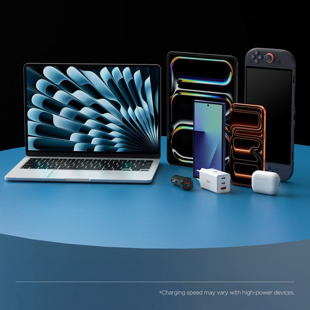 Cablu Spigen Essential EB10010CCA USB-C 100W 1 m – Alb – imagine 13