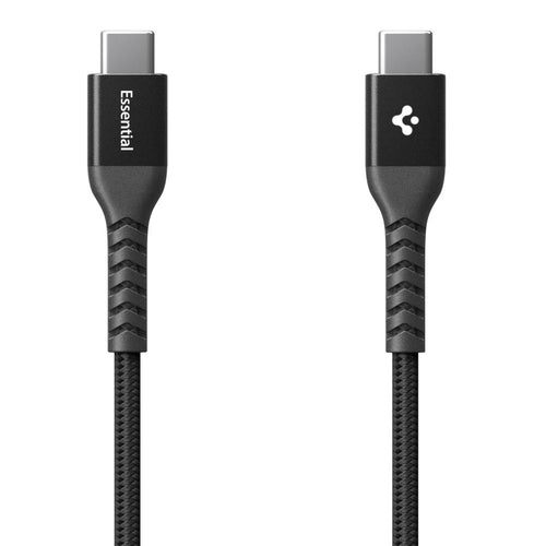 Cablu Spigen Essential EB10010CCA USB-C 100W 1 m – Negru – imagine 2