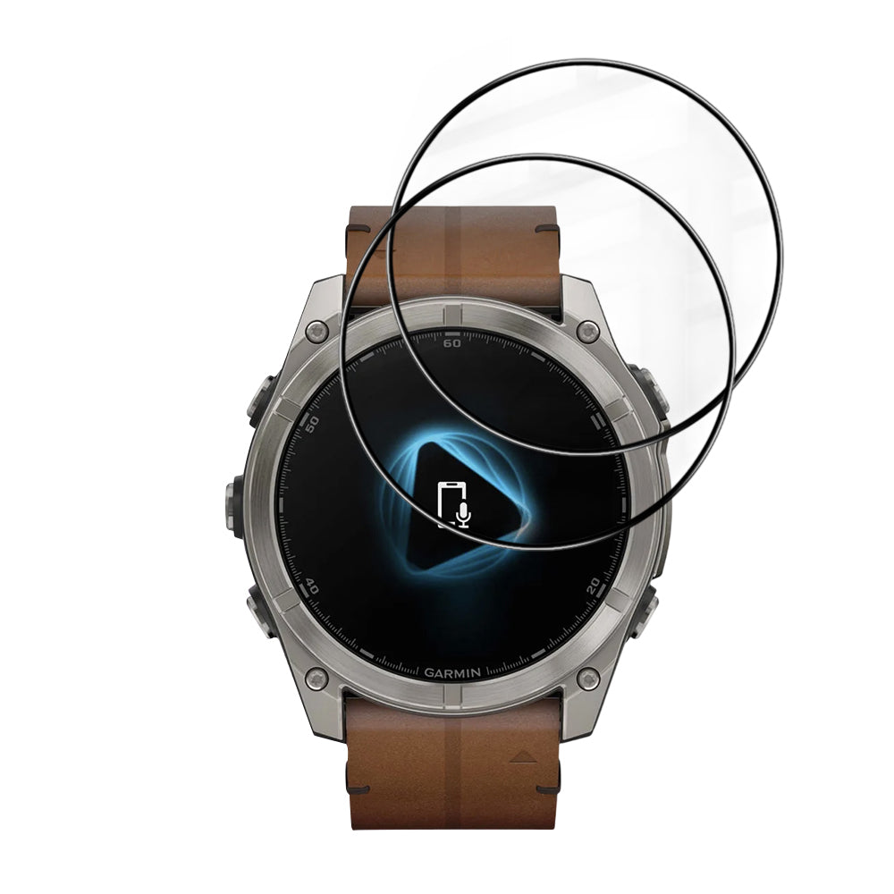 Folie Garmin Fenix 8/Fenix 8 Pro 51 mm Techsuit Nano Flex, 2 buc. – imagine 1