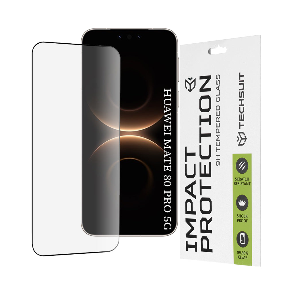 Folie sticlă Techsuit 111D Huawei Mate 80 Pro, full glue 9H – imagine 1