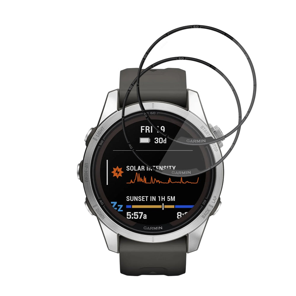 Folie Garmin Fenix 7S Pro Solar Techsuit Nano Flex, 2 buc. – imagine 1