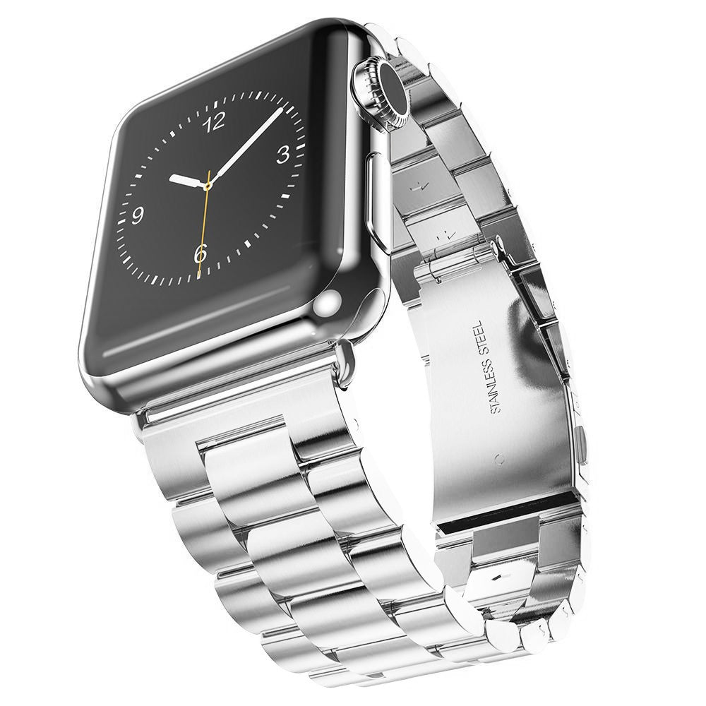 Curea Apple Watch 38 / 40  Techsuit W036, oțel inoxidabil, argintiu – imagine 1