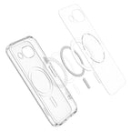 Husă Spigen Ultra Hybrid MagFit Pixel 10a – Transparent, inel grafit – imagine 6