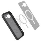Husă Spigen Ultra Hybrid MagFit Pixel 10a – Negru mat translucid (Frost Black) – imagine 12