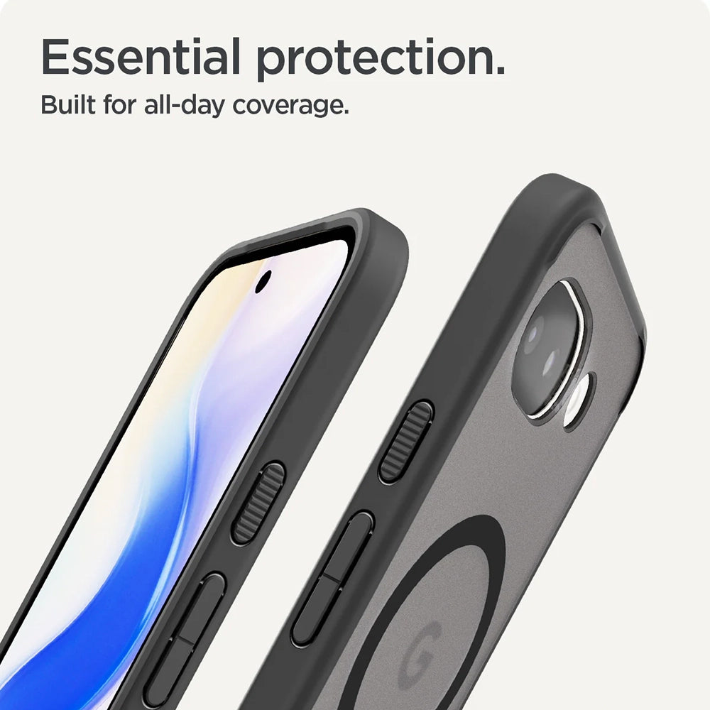 Husă Spigen Ultra Hybrid MagFit Pixel 10a – Negru mat translucid (Frost Black) – imagine 14