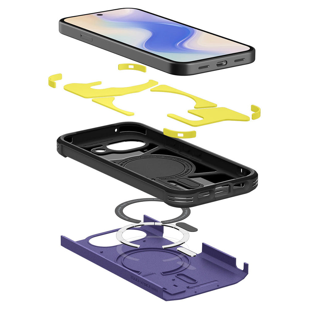 Husă Spigen Tough Armor MagFit Pixel 10a – Violet (Ash Violet) – imagine 14
