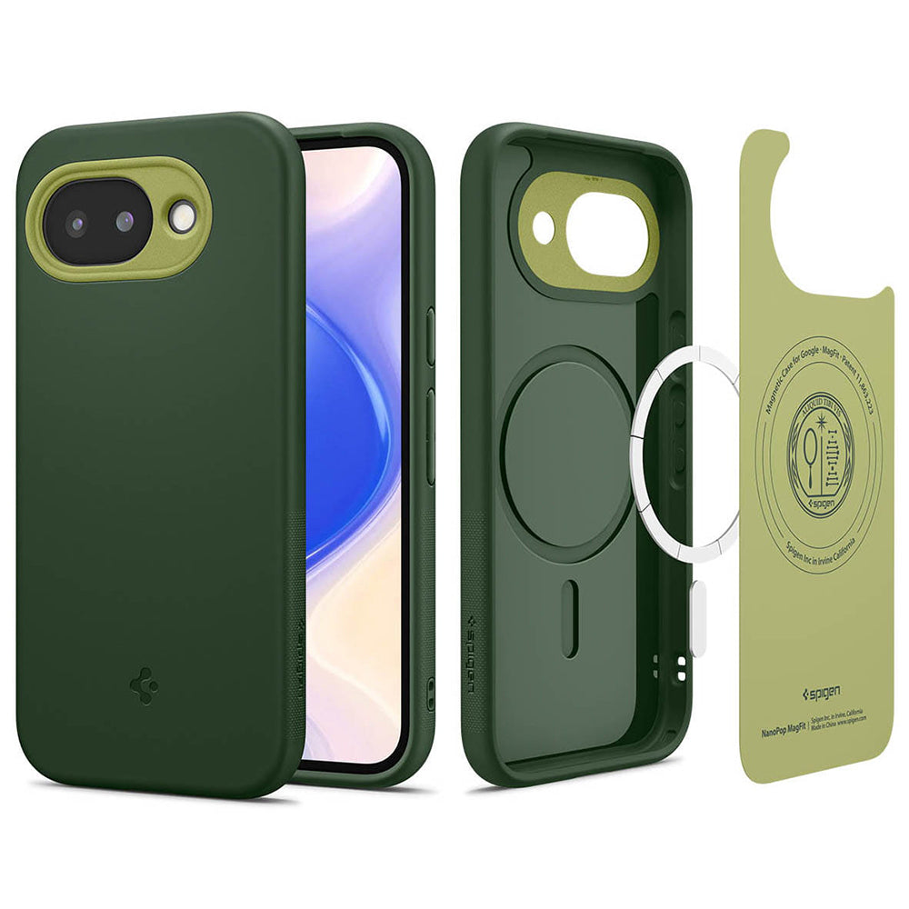 Husă Caseology Nano Pop MagFit Pixel 10a – Verde (Avo Green) – imagine 8