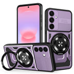Husă Techsuit RuggedCam MagSafe cu stand Galaxy A37 5G – Mov – imagine 2