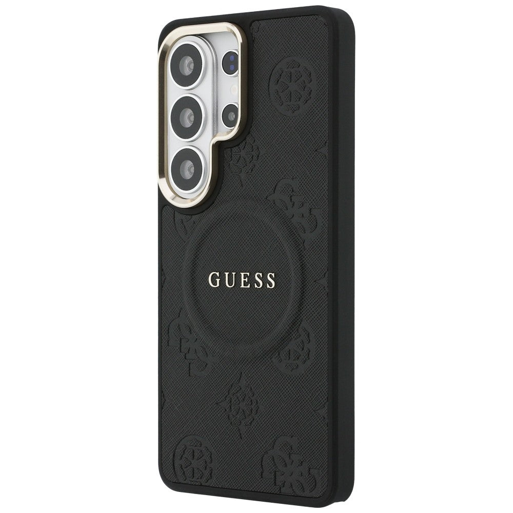 Husă Guess Samsung Galaxy S26 Ultra Saffiano Peony Embossed Ring – imagine 3