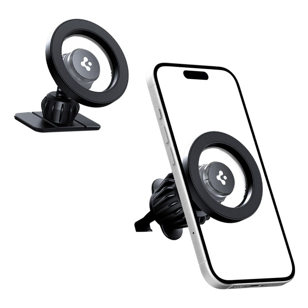 Suport auto magnetic Spigen MFT13 2 în 1 MagSafe – Negru – imagine 2