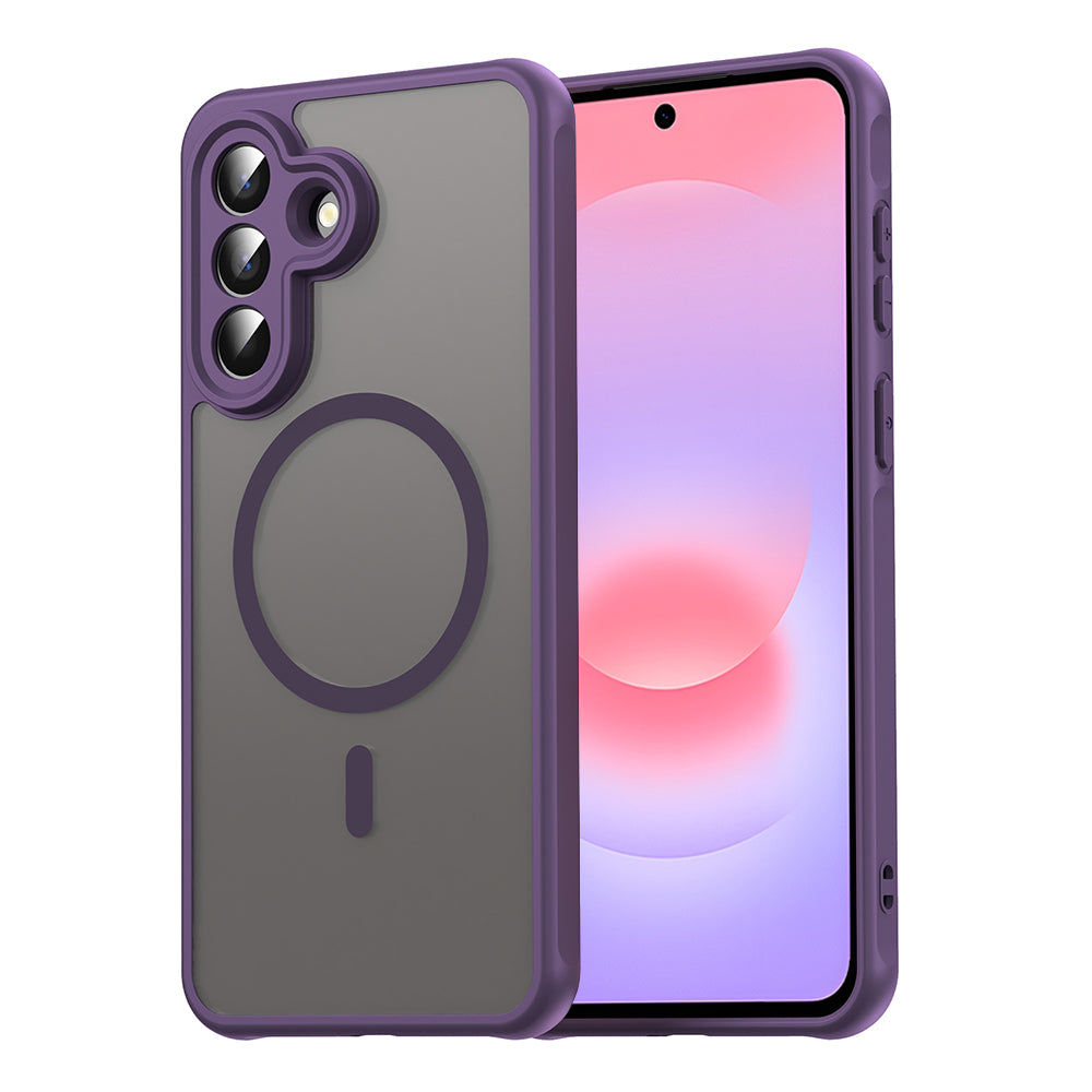 Husă Techsuit HaloFrost II MagSafe Galaxy A37 5G – Mov – imagine 5