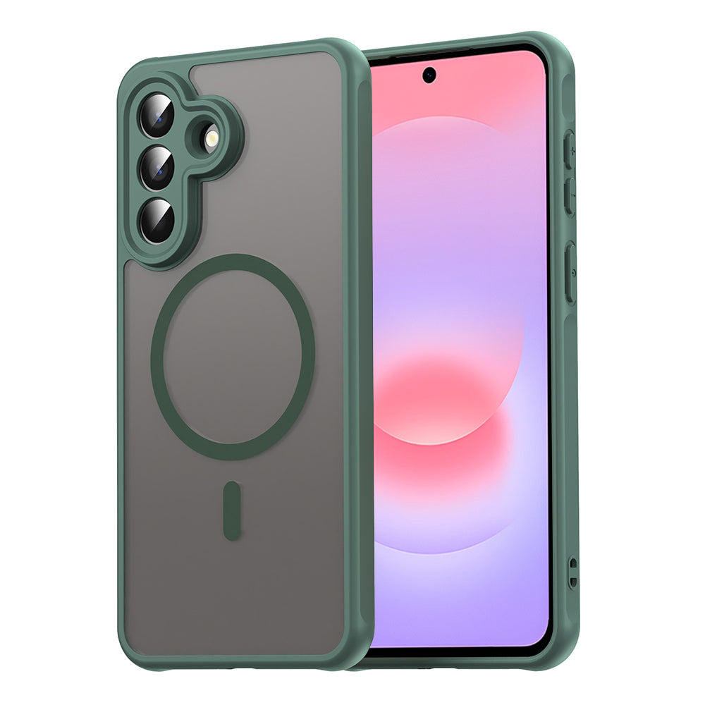 Husă Galaxy A37 5G Techsuit HaloFrost II MagSafe, verde – imagine 1