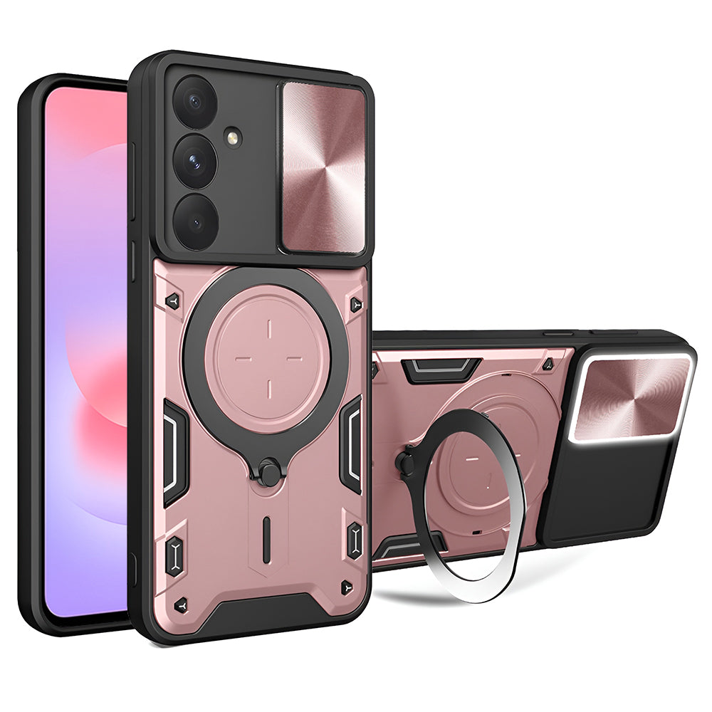 Husă Techsuit CamGuard Pro Galaxy A37 5G – Auriu roz – imagine 10