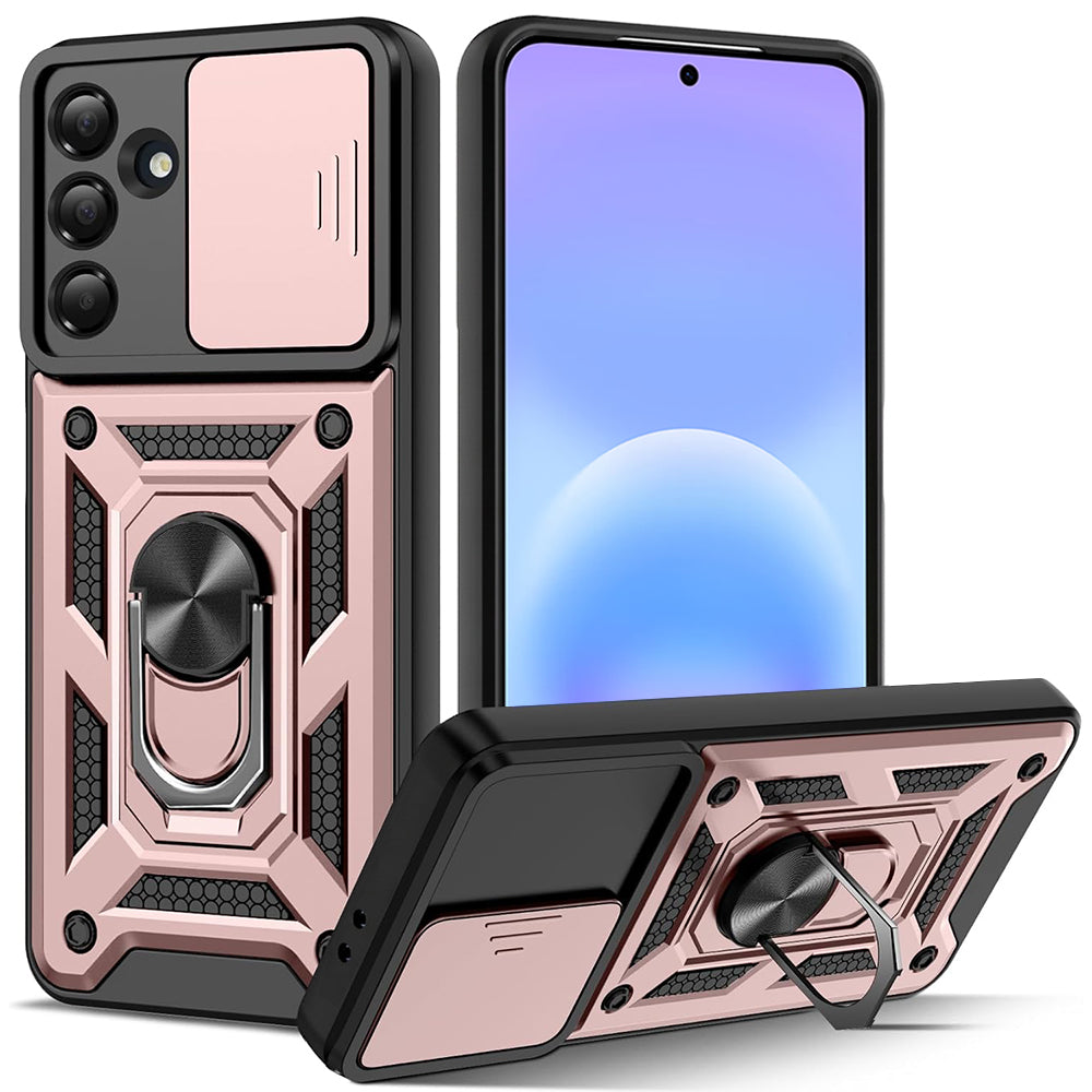 Husă Techsuit CamShield Galaxy A57 5G – Auriu roz – imagine 4