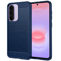 Husă Techsuit Carbon Silicone Galaxy A37 5G / A36 5G / A56 5G – Albastru – imagine 1