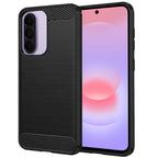 Husă Techsuit Carbon Silicone Galaxy A37 5G / A36 5G / A56 5G – Negru – imagine 2