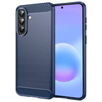 Husă Techsuit Carbon Silicone Galaxy A57 5G – Albastru – imagine 1