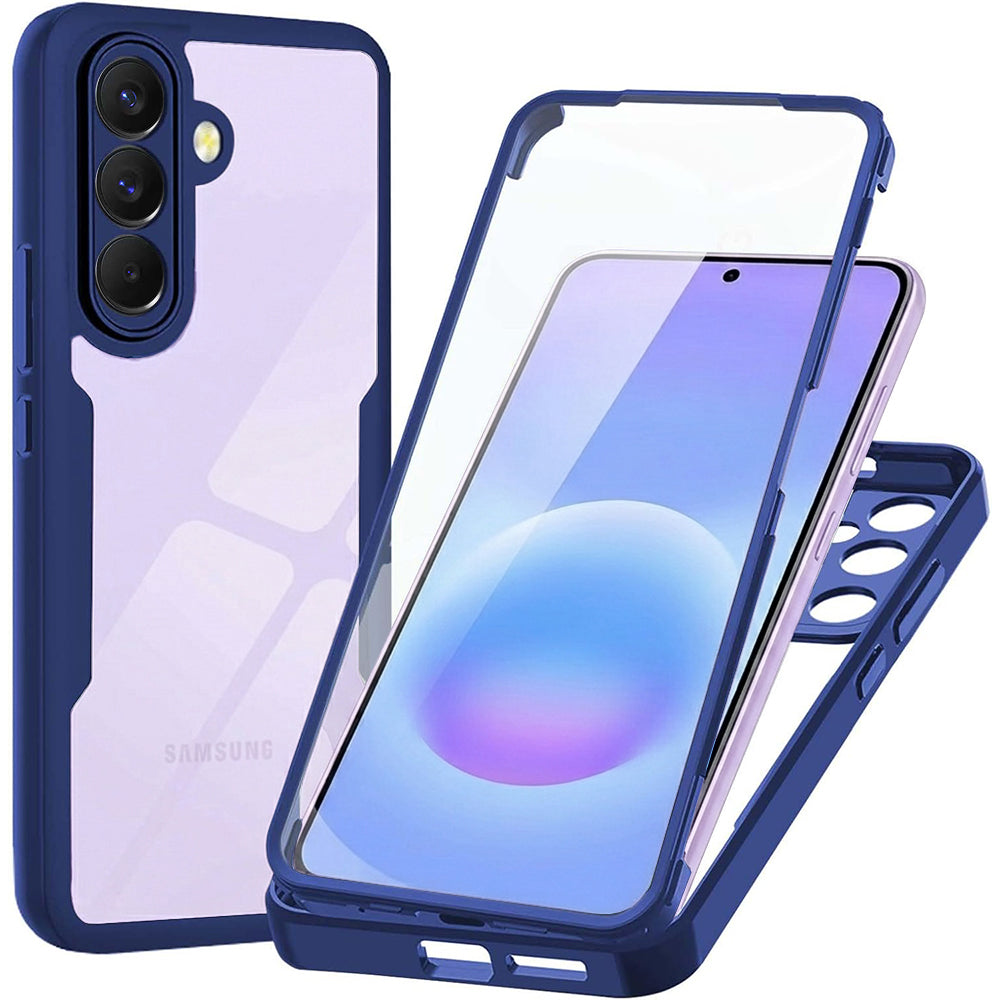 Husă 360 Techsuit ColorVerse cu folie de ecran Galaxy A57 5G – Albastru – imagine 4