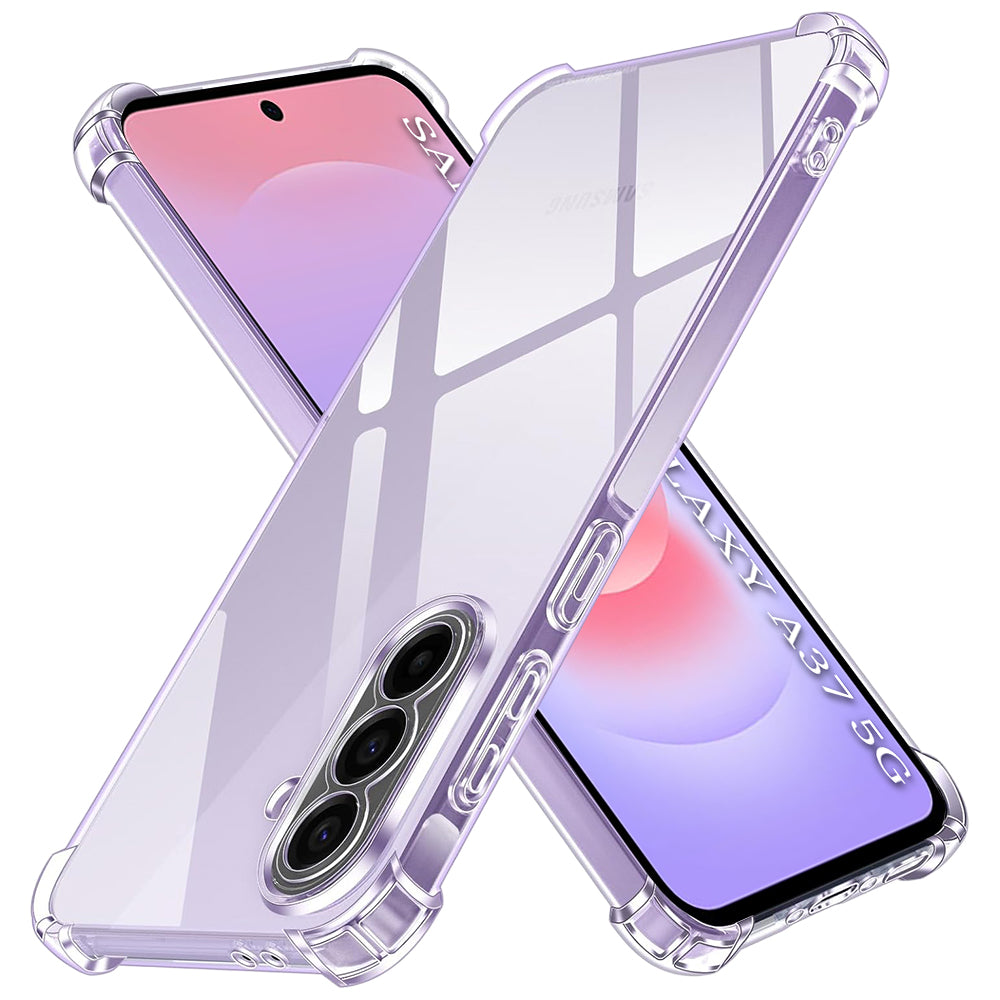 Husă transparentă Techsuit Shockproof Clear Silicone Galaxy A37 5G – Transparent – imagine 3