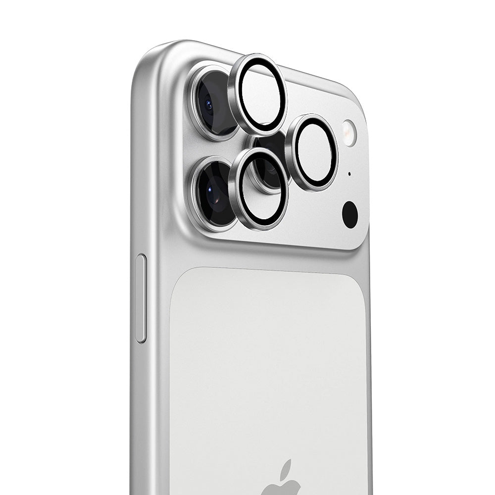 Protecție lentile Torras Lensguard iPhone 17 Pro / 17 Pro Max – Argintiu – imagine 7 din 8
