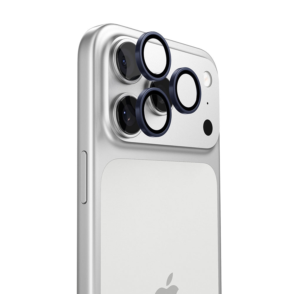 Protecție lentile Torras Lensguard iPhone 17 Pro / 17 Pro Max – Albastru – imagine 3 din 8