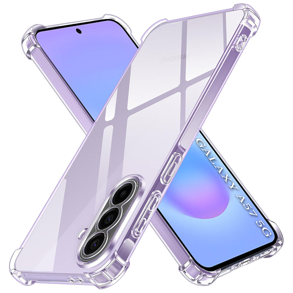 Husă transparentă Techsuit Shockproof Clear Silicone Galaxy A57 5G – Transparent – imagine 2